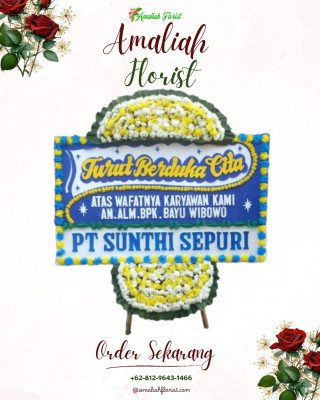 Papan Bunga Duka di Tegal Parang